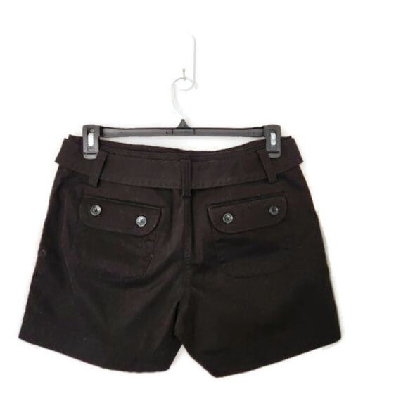 Ann Taylor Women's Black Denim Tailored Shorts 8 - Picture 2 of 5